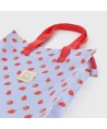 9849 Tote bag strawberries - Hello, sunshine!