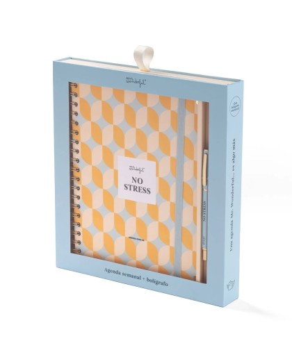 9976 Set de Agenda Office 2025-26 Semanal Extragrande + boli - No stress