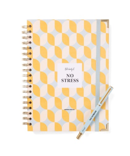 9979 Set de Agenda Office 2025-26 Semanal Extragrande + boli - No stress