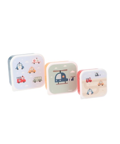 10131 3 Cajas Almuerzo City Cars