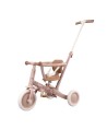 10150 Triciclo con Barra Rosa Flores