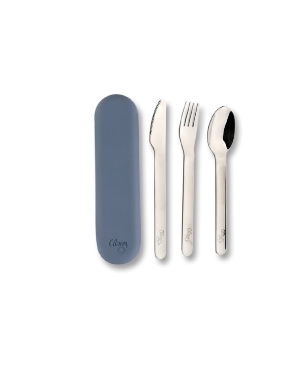 10359 Citron Cubiertos acero Azul Marino