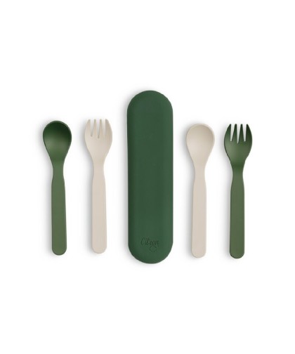 10365 Citron Set de 2 juegos cubiertos verde