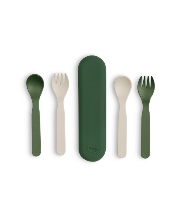 10365 Citron Set de 2 juegos cubiertos verde