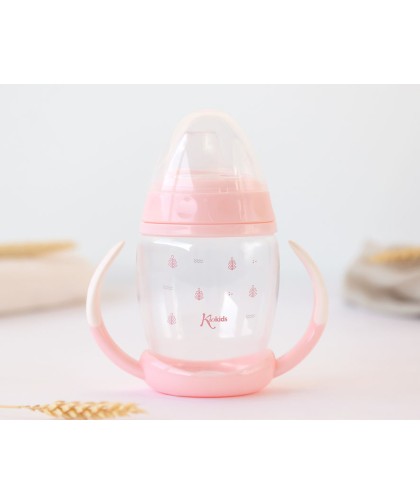 10384 Taza Aprendizaje Rosa Hojas