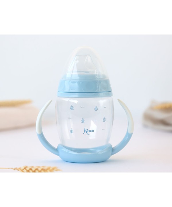 10387 Taza Aprendizaje Azul Hojas