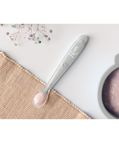 10404 Cuchara Silicona Gris