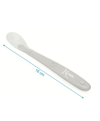10407 Cuchara Silicona Gris