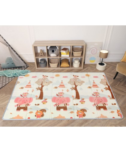 10422 Alfombra Reversible Plegable Bosque