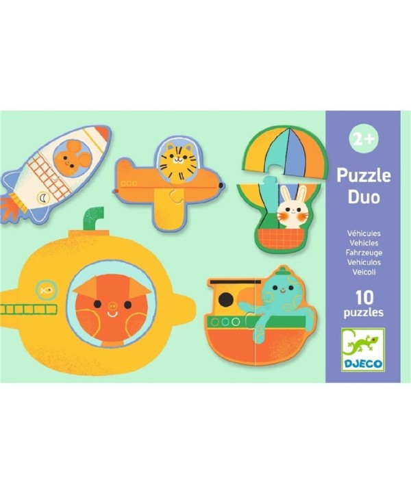 10434 Puzzle dúo Vehículos