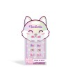 10584 Rosa Zorro 10 Uñas Postizas Little Unicorn