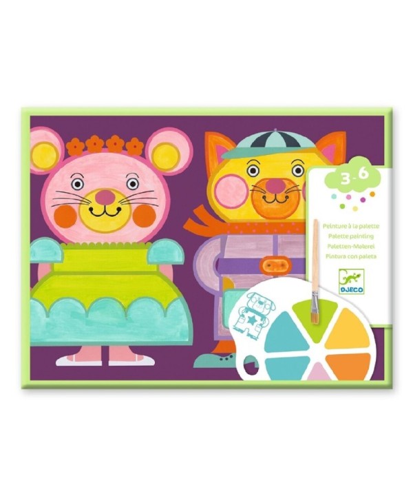 10662 Pintura con paleta Los mofletudos
