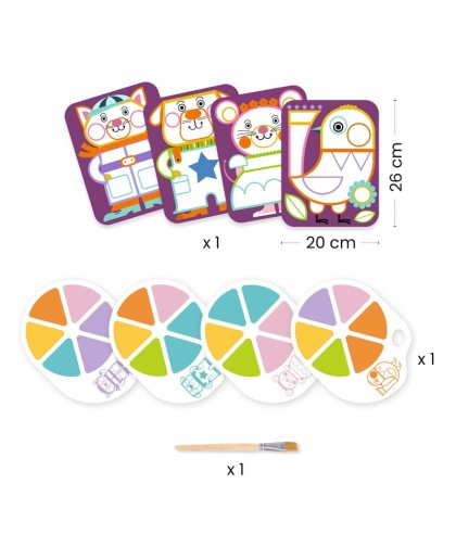 10663 Pintura con paleta Los mofletudos