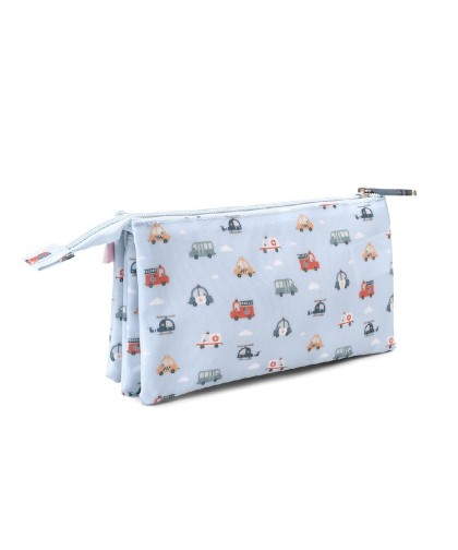 10738 Estuche 3 Compartimentos City Cars