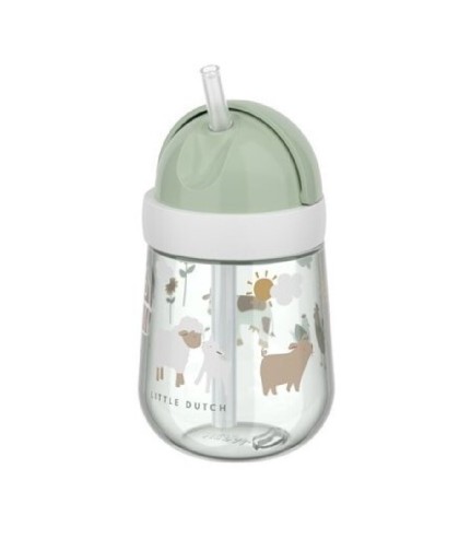 10818 Vaso con Pajita 300ml Granja