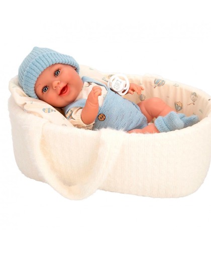 11026 Elegance 33cm Gadi Azul con Capazo