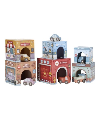 11226 Torre Encajable Ciudad con Coches