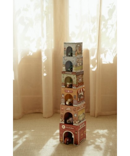 11234 Torre Encajable Ciudad con Coches