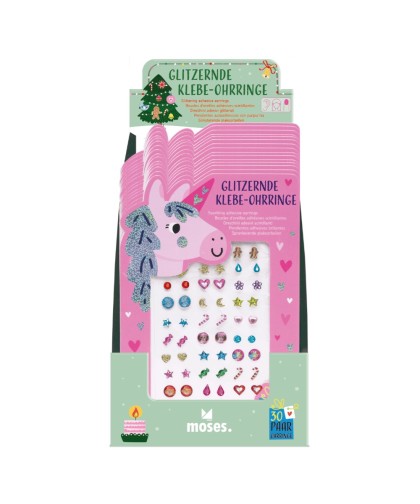 11369 Pendientes adhesivos con purpurina