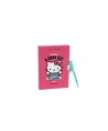 11551 Diario personal + boli con tinta normal e invisible Hello Kitty - Today is a good day to smile