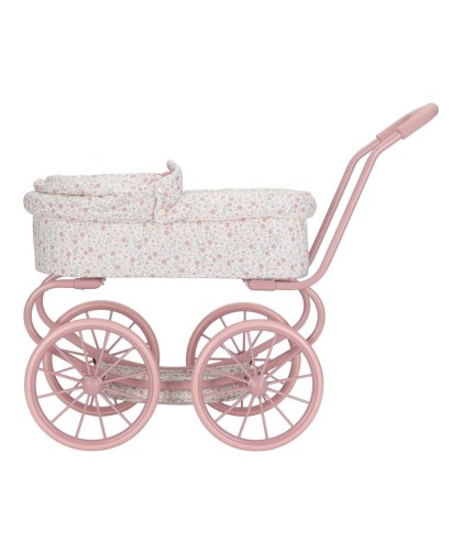 11597 Carrito Muñecas Metal Flores