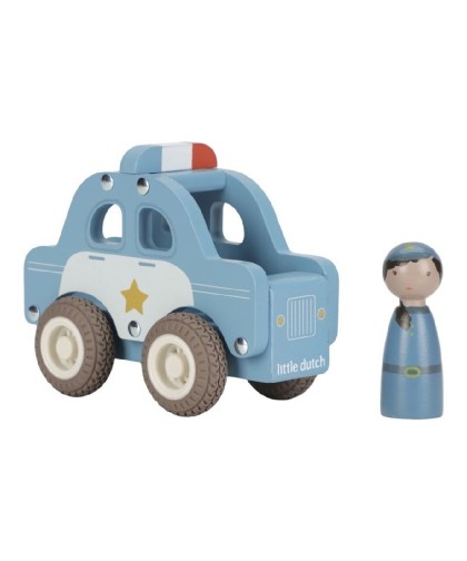 11631 Coche Policia Madera