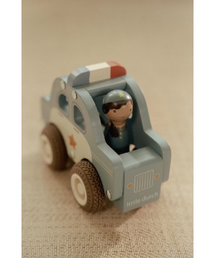 11635 Coche Policia Madera