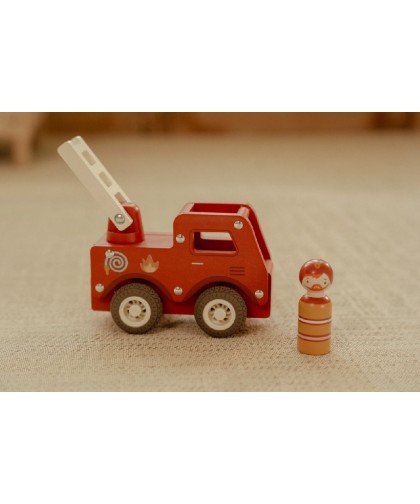 11654 Camion de Bomberos Madera