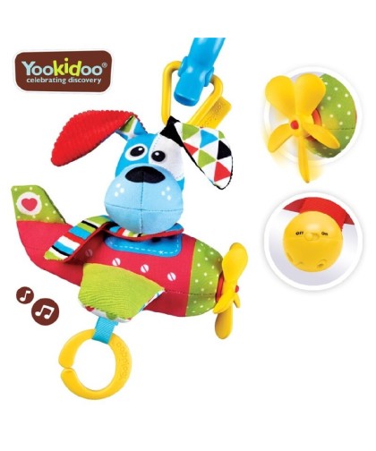11764 Avion Musical Toca y Juega Perro