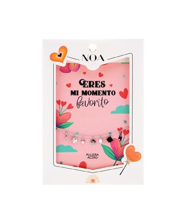 11806 Pulsera Acero Plateado - Eres Mi Momento