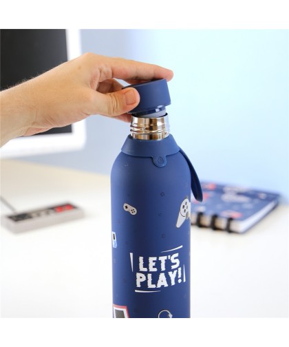 11822 Botella Termica 750ML - Juega, Gana, Repite