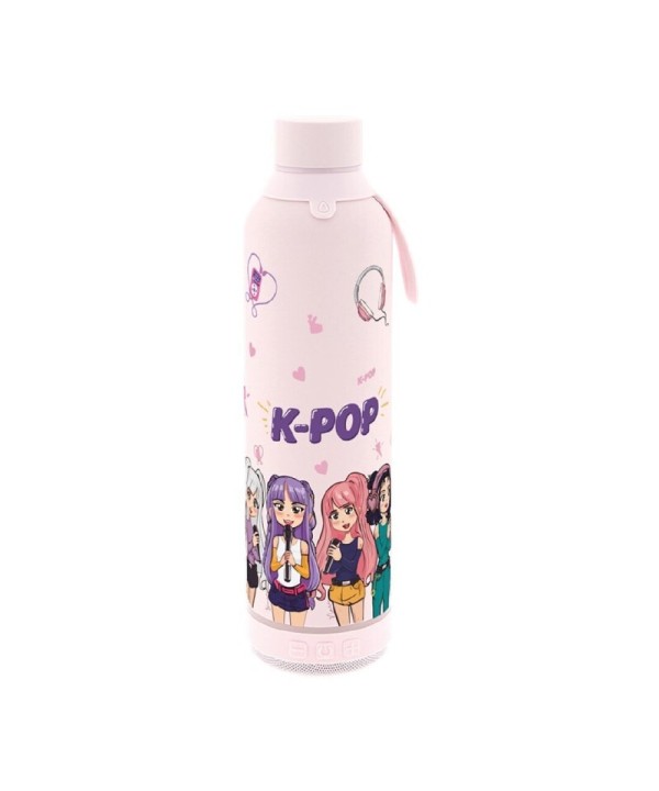 11923 Botella Termica 600ML Con Altavoz K-Pop