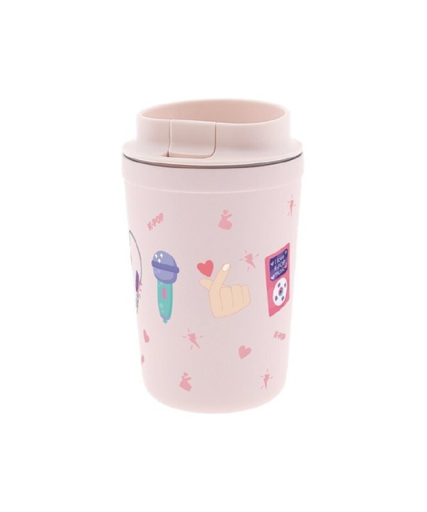 11926 Vaso Termico 350ML K-Pop Rosa Claro