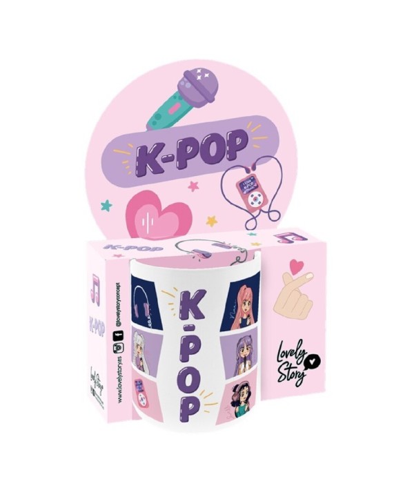 11927 Taza Ceramica 330ML K-Pop Stars