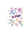 11941 Libreta A6 Hoja Cuadricula K-Pop Ice