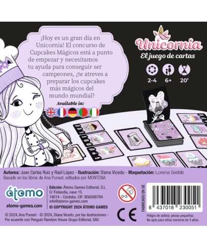 11981 Unicornia Juego de Cartas