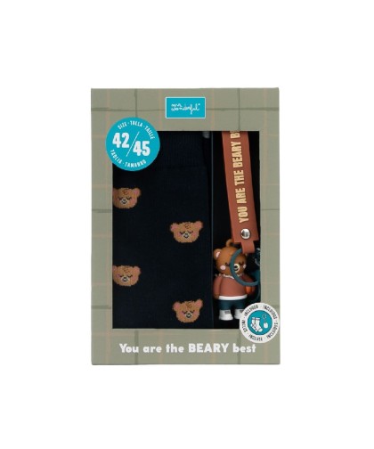 12040 Kit de calcetines + llavero - You are the beary best