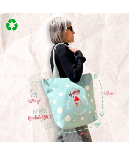 12324 Tote bag Patrimonio de la Humanidad Verde