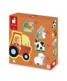 12477 5 Puzzles Evolutivos Granja