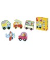 12493 5 Puzzles Evolutivos Vehiculos
