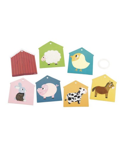 12502 Cartas Tactiles Granja