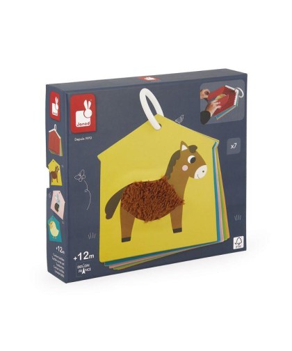 12514 Cartas Tactiles Granja