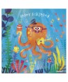 12796 Tarjeta Puzle Cumpleaños Pulpo