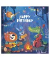 12801 Tarjeta Puzzle Cumpleaños Bosque
