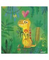 12812 Tarjeta Puzzle Dinosaurio