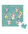 12817 Tarjeta Puzzle Fiesta de Unicornios