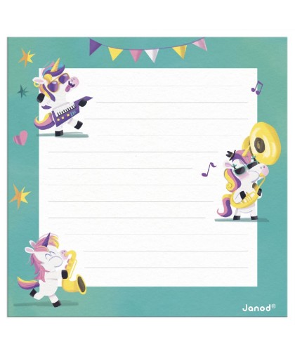 12818 Tarjeta Puzzle Fiesta de Unicornios