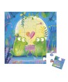 12832 Tarjeta Puzzle Amor en el Estanque