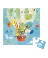 12837 Tarjeta Puzzle Vuelo en Globo