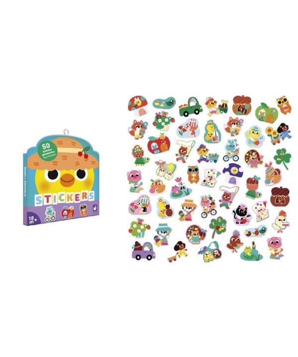 12857 50 Pegatinas Grandes - Primavera